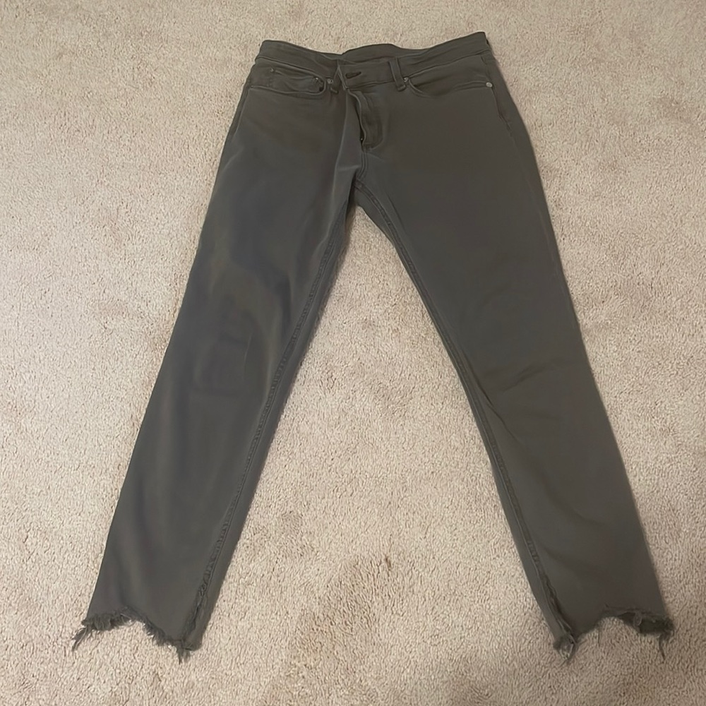 Rag & Bone grey skinny ankle pants